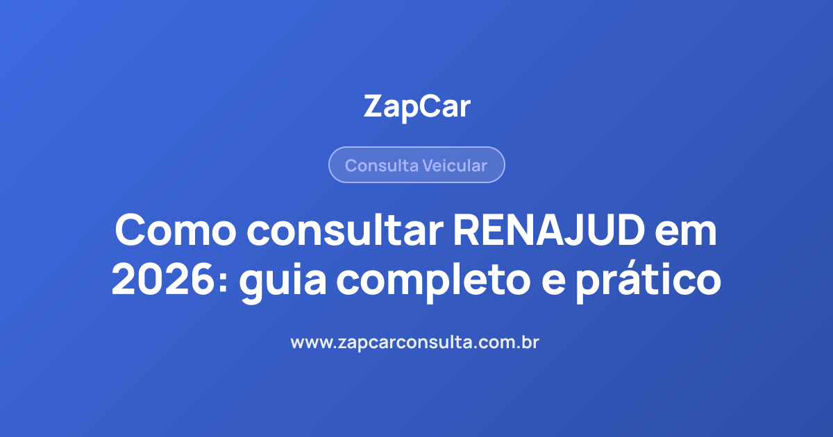 Como consultar RENAJUD em 2026: guia completo e prático