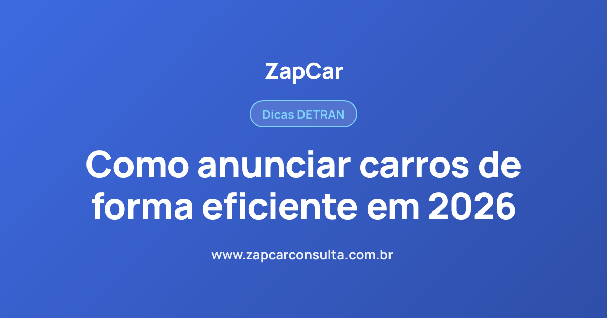Como anunciar carros de forma eficiente em 2026